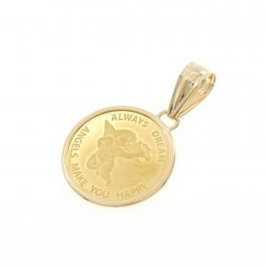 K18YG(枠) コイン ペンダント