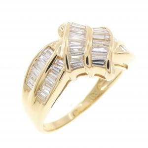 K18YG ダイヤモンド リング 1.00CT