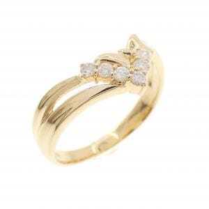 K18YG ダイヤモンド リング 0.10CT