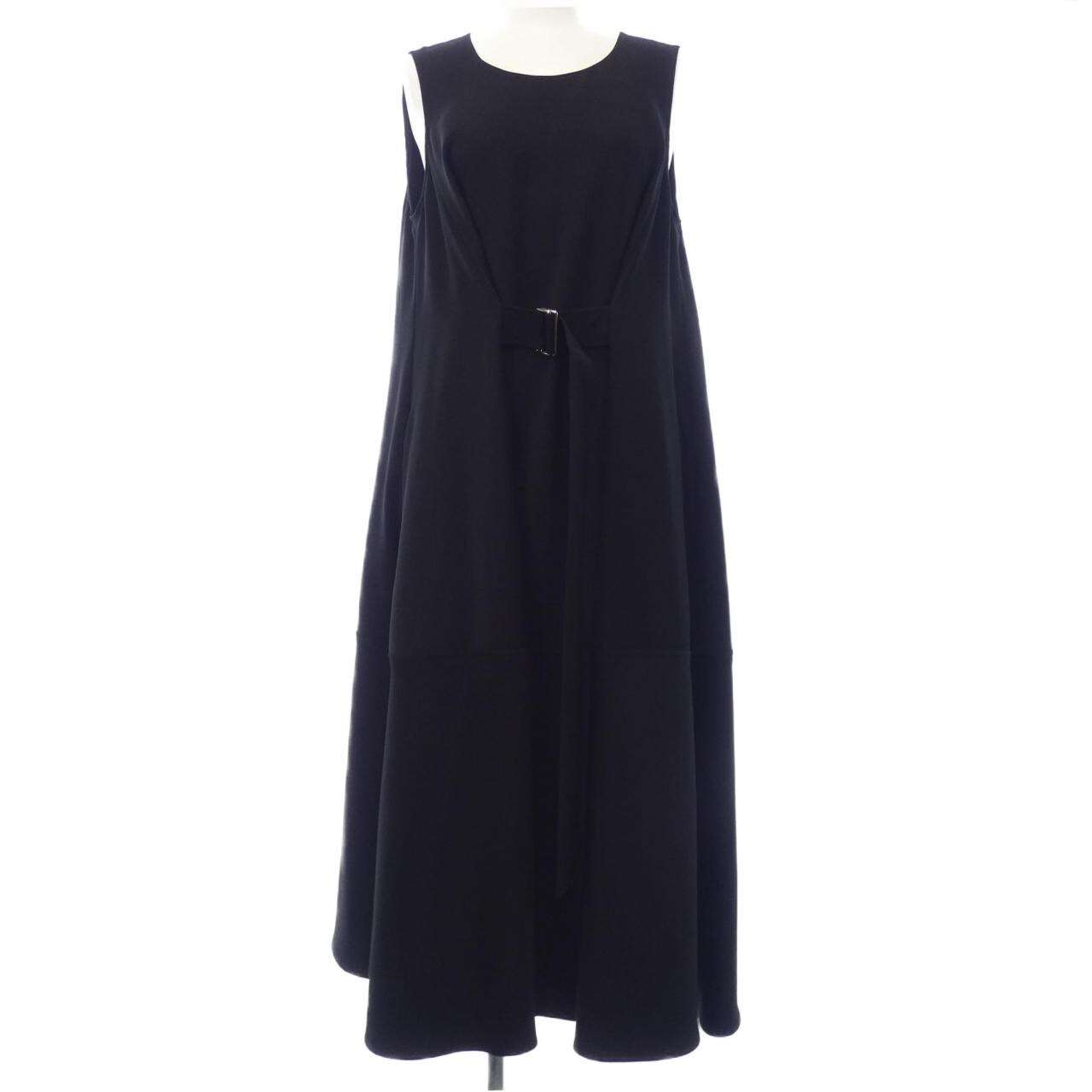 ADEAM ノースリーブ リボン ワンピース 黒 ベージュ ADEAM ワンピース ファッション 通販レディース - ADEAM ワンピース