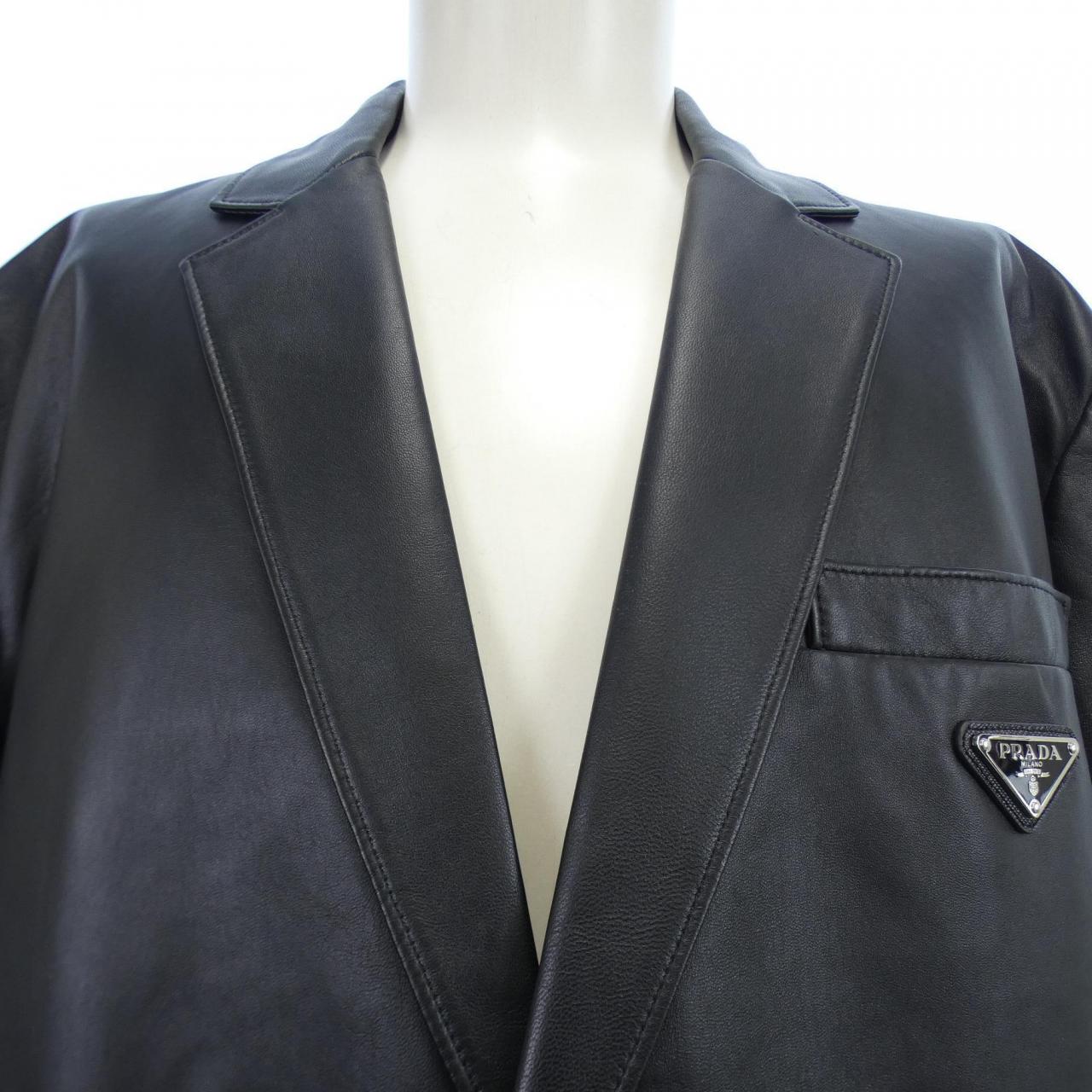 プラダ PRADA レザージャケット