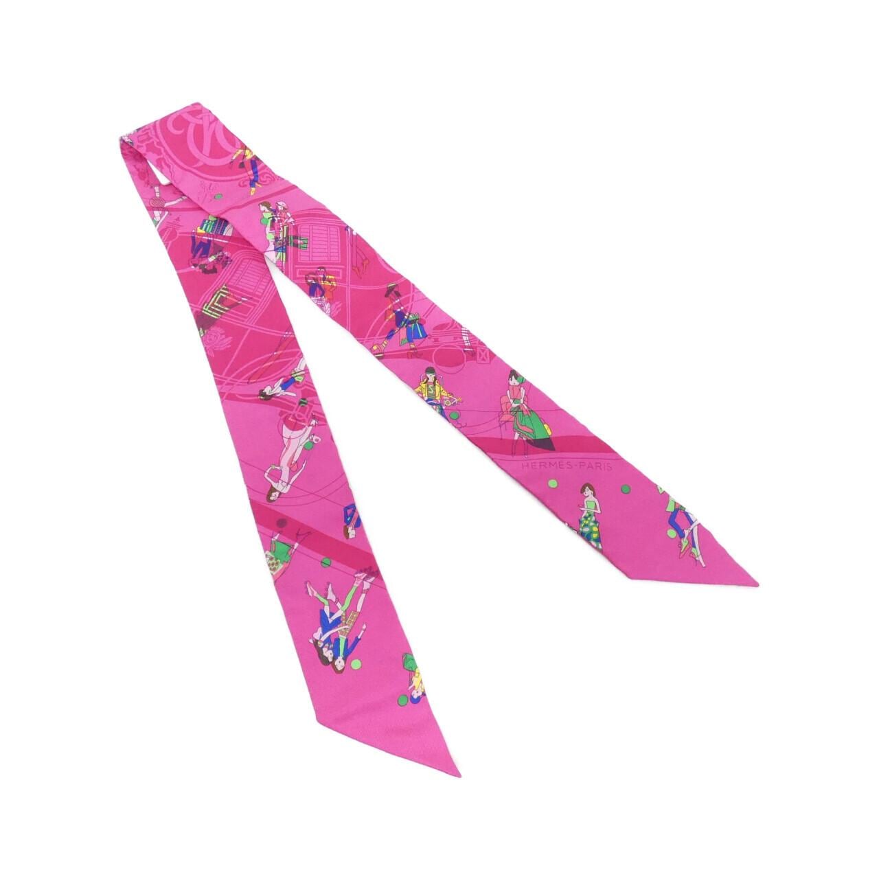 【未使用品】エルメス EX-LIBRIS LES PARISIENNE ツイリー 063416S スカーフ