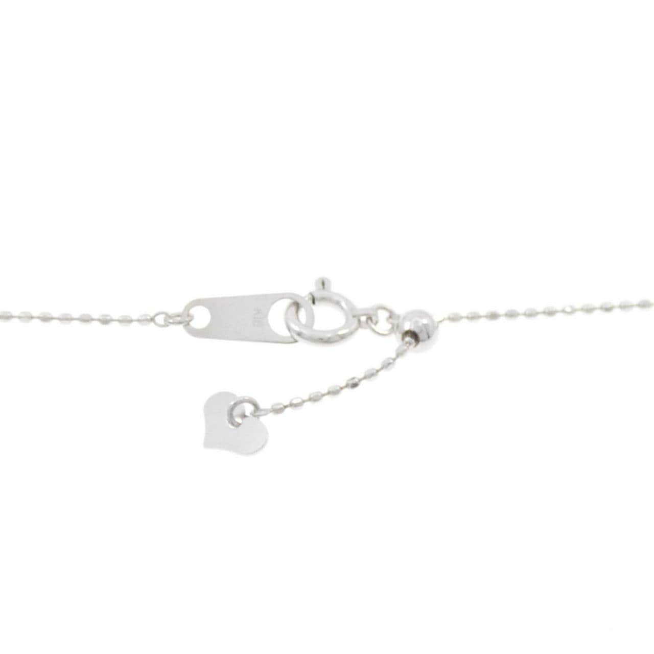 K18WG クロス ダイヤモンド ネックレス 0.30CT