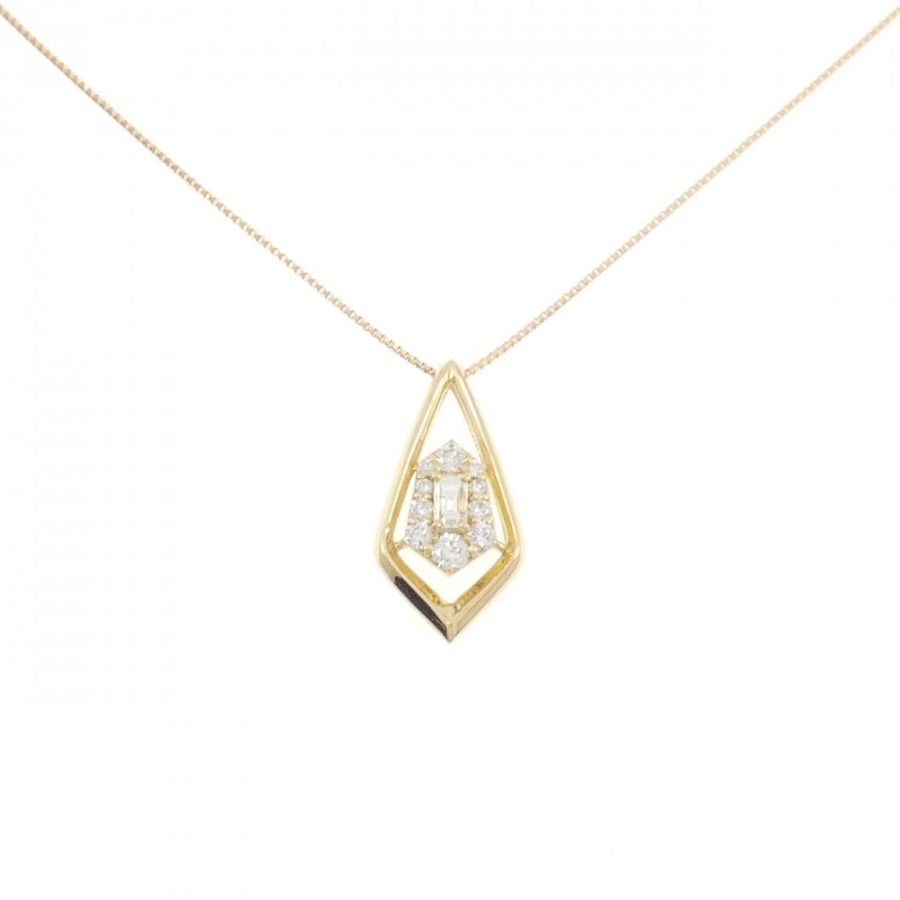 【新品】K18YG ダイヤモンド ネックレス 0.25CT