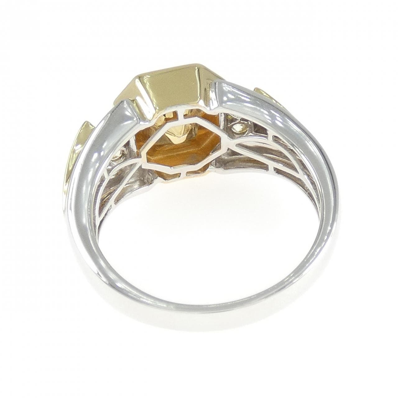 K18YG/K18WG ダイヤモンド リング 0.70CT