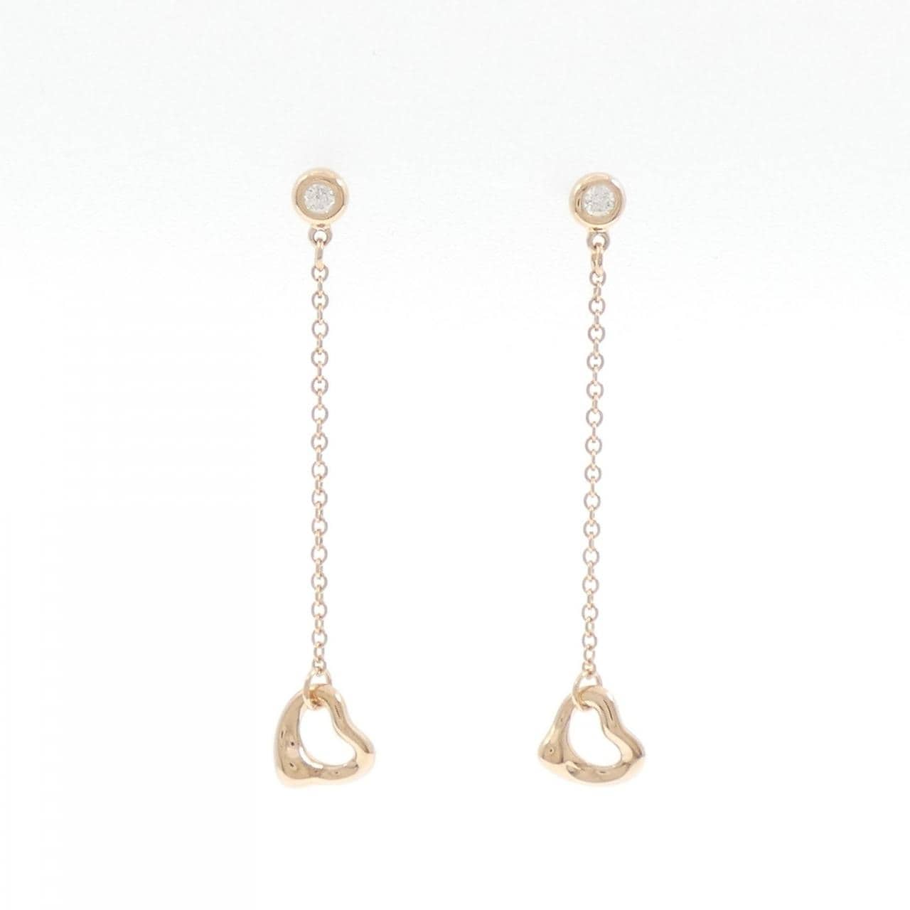 ティファニー バイザヤード オープンハート ピアス