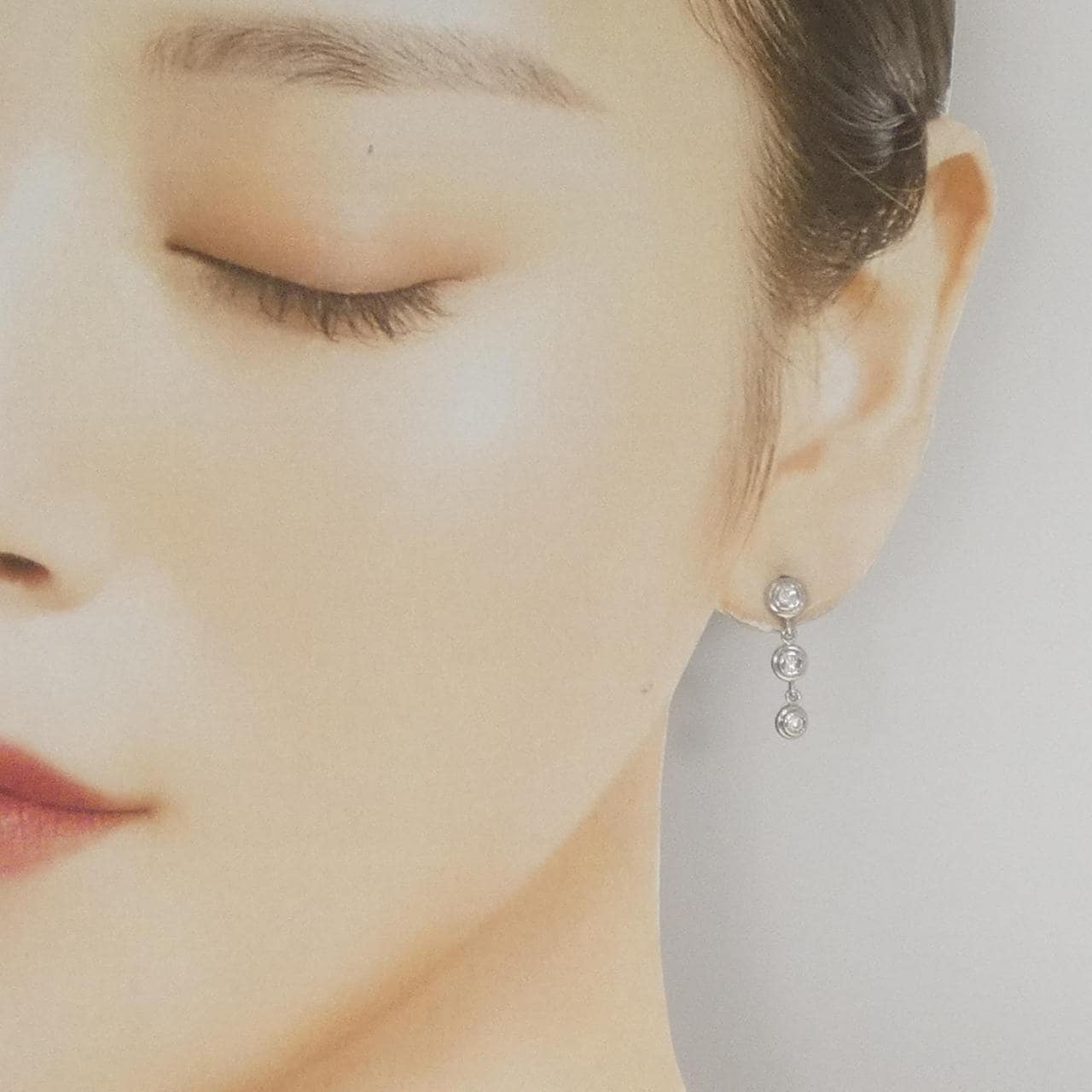 PT850/PT900 ダイヤモンド ピアス 0.20CT