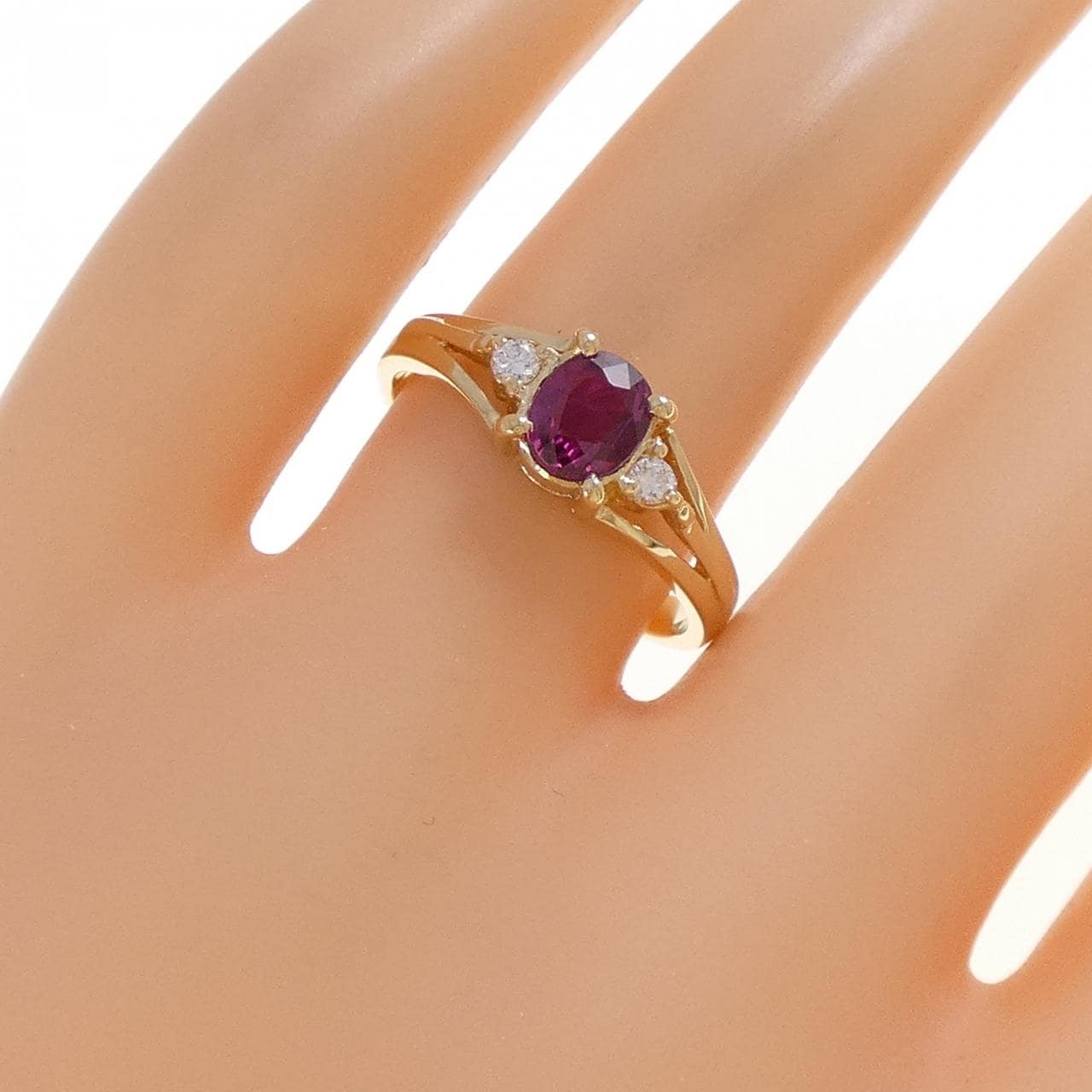 750YG ルビー リング