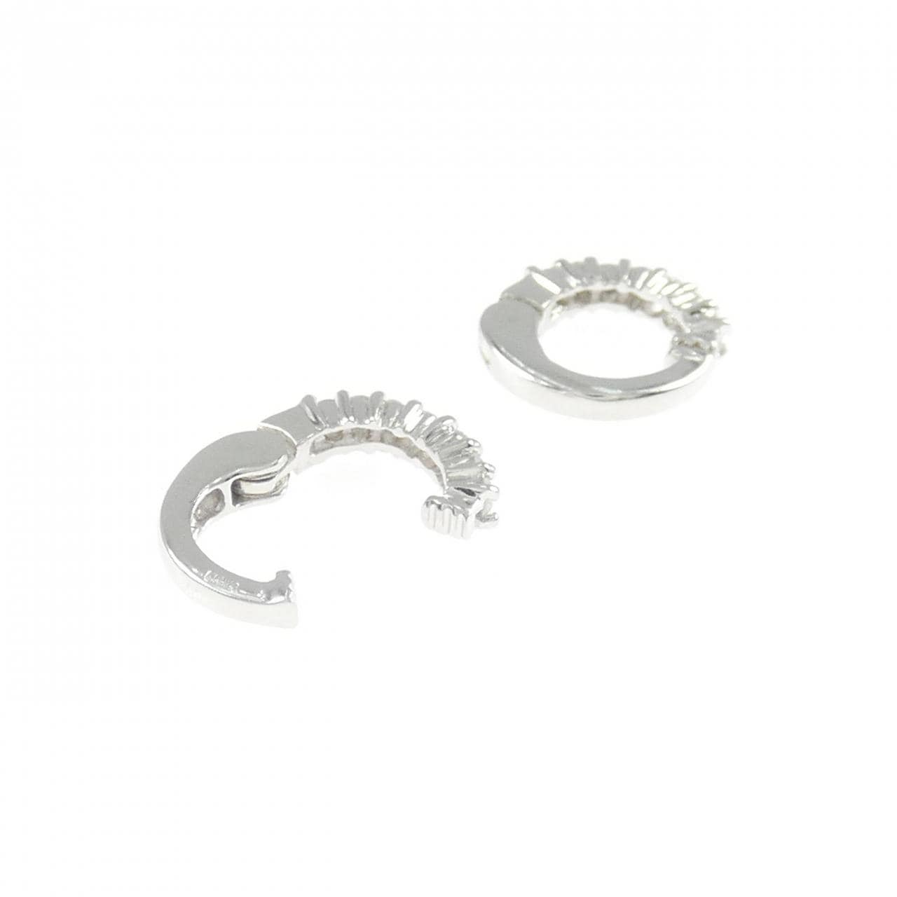 K14WG ダイヤモンド イヤリング 0.20CT