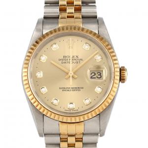 【ノーメンテナンス特価】ロレックス デイトジャスト 16233G SSxYG 自動巻 T番