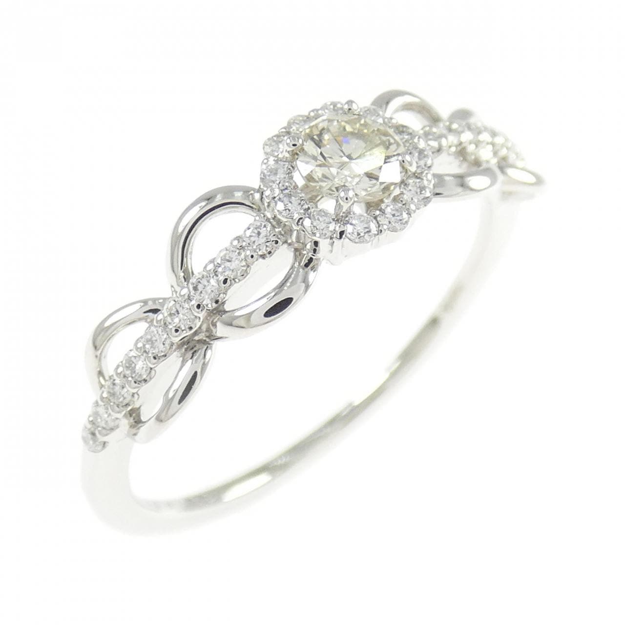 PT950 ダイヤモンド リング 0.217CT