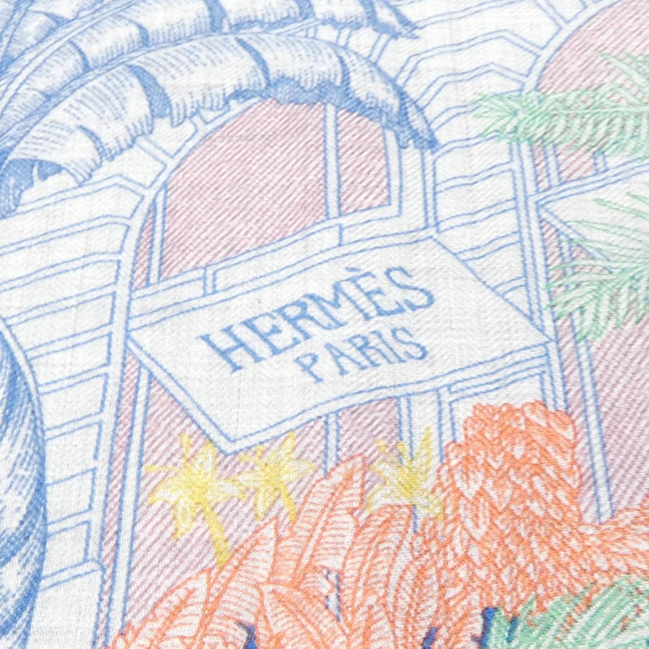 エルメス HERMES FAUBOURG TROPICAL H243602S カレジェアン140 ショール