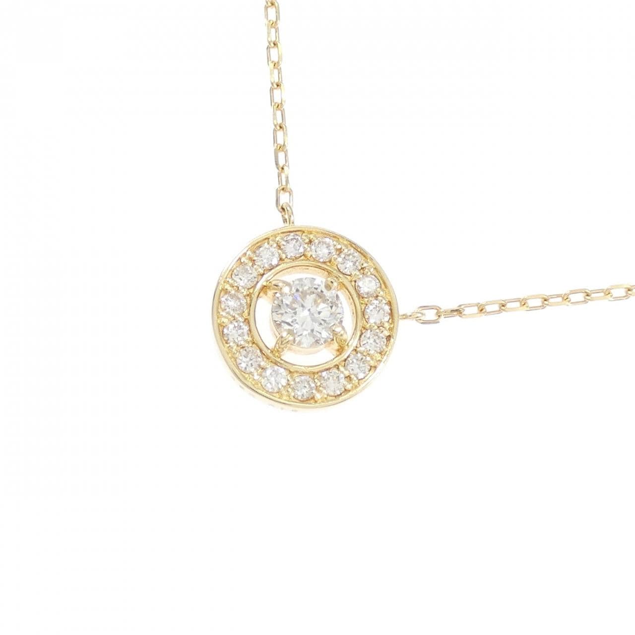 K18YG ダイヤモンド ネックレス 0.20CT