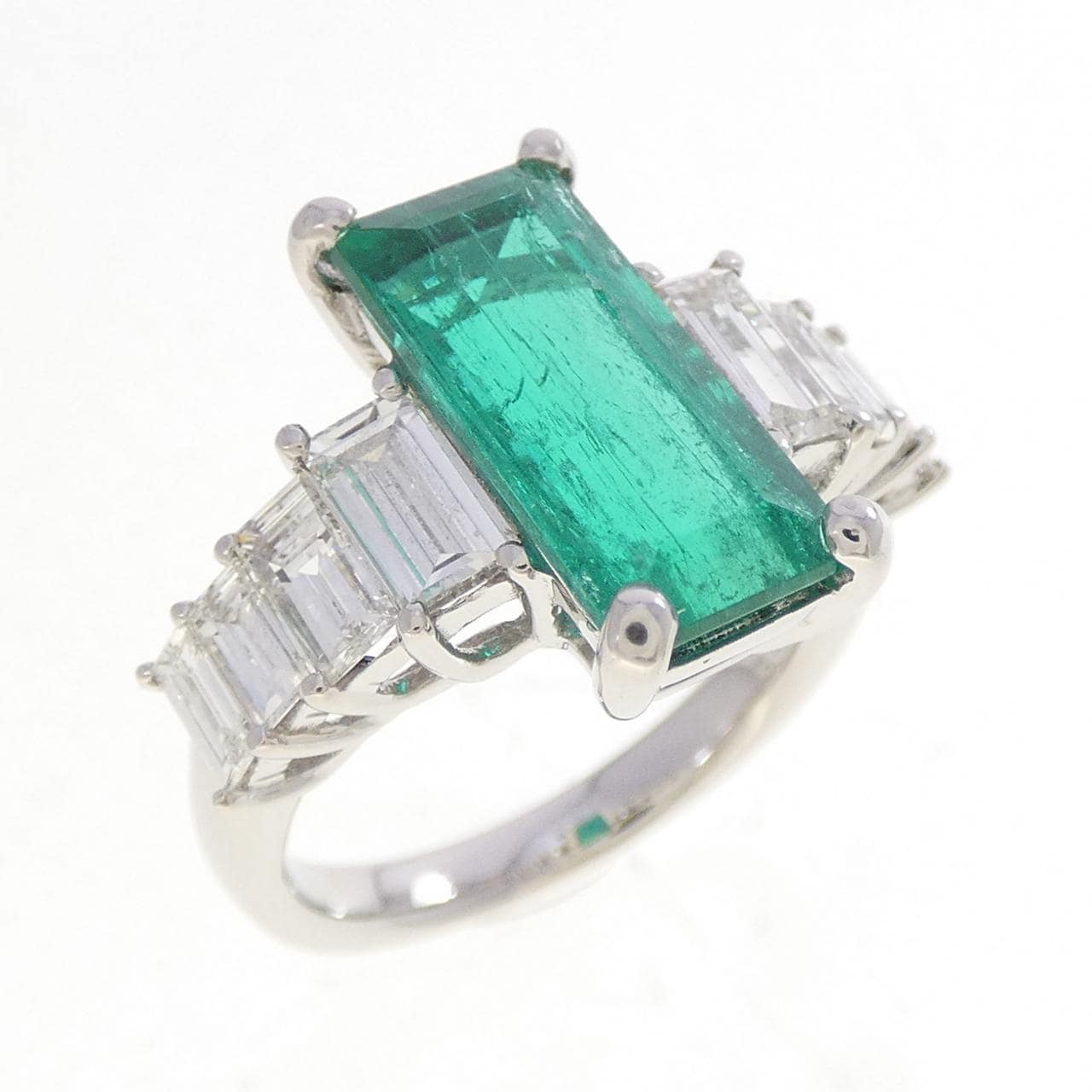 PT900 エメラルド リング 3.46CT コロンビア産