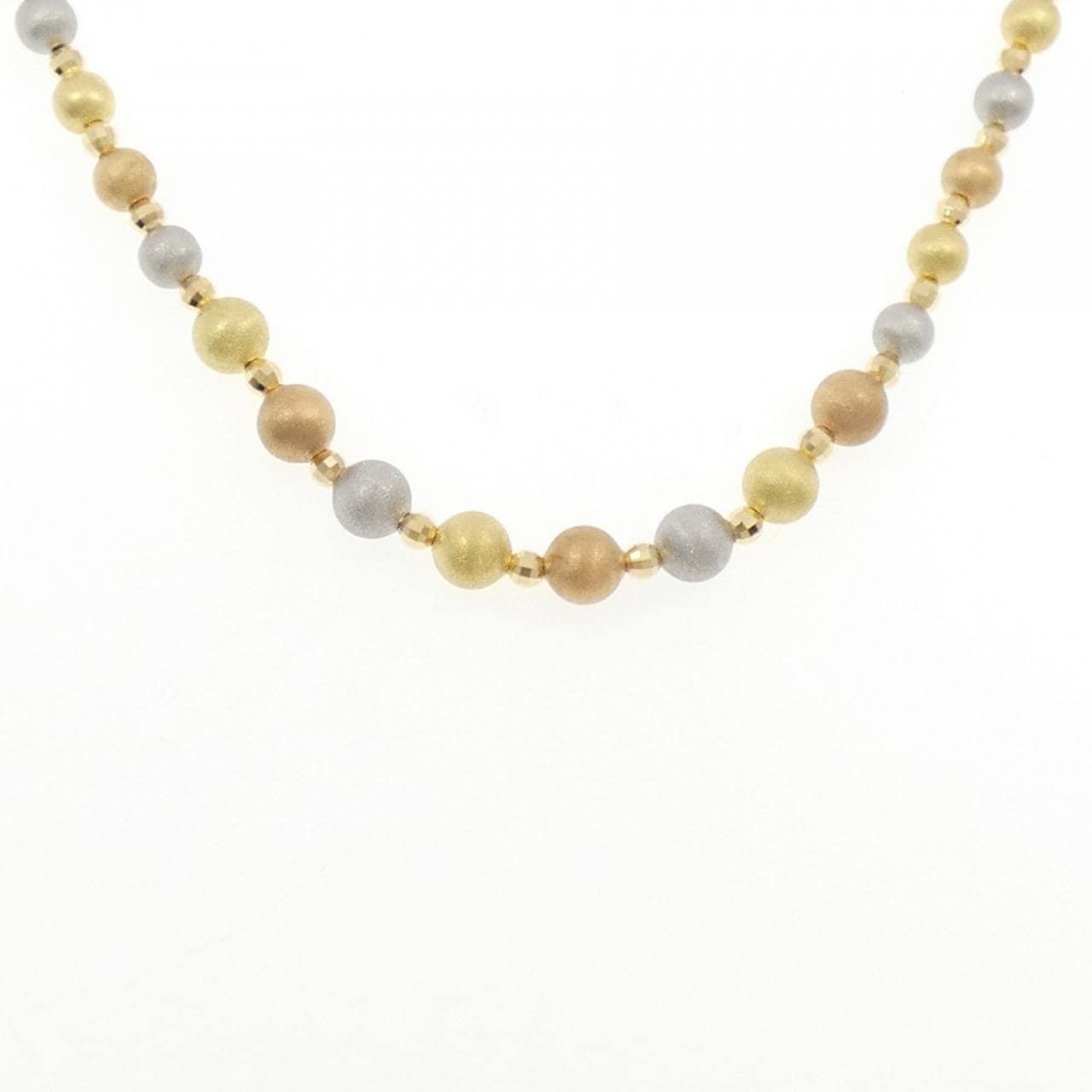 K18YG/PT850/K18PG ネックレス