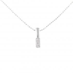 K18WG ダイヤモンド ネックレス 0.07CT