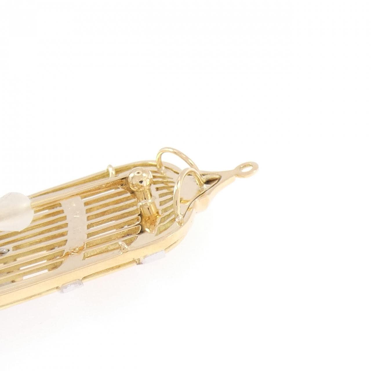 水野薫子 ルビー ブローチ 0.05CT