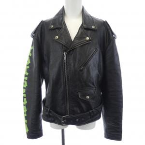 バレンシアガ BALENCIAGA 507398 TES24 レザーライダースジャケット