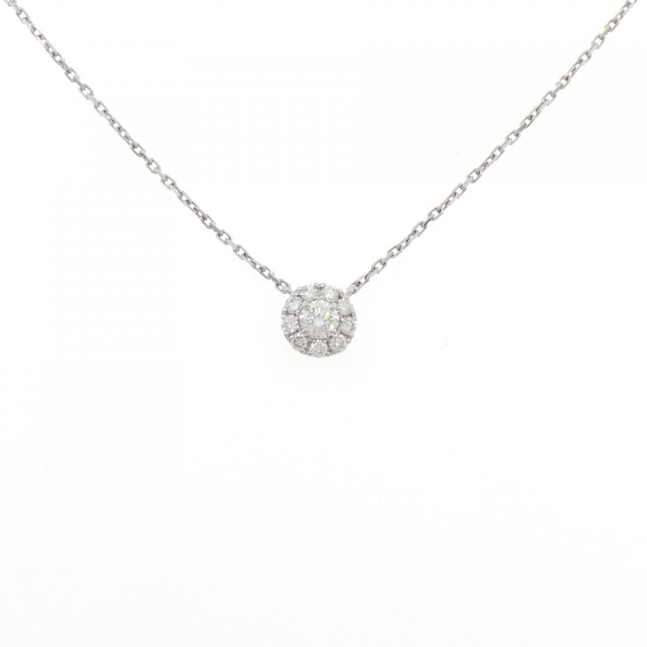PT900/PT850 ダイヤモンド ネックレス 0.164CT