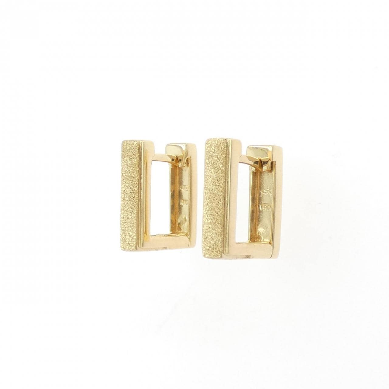 750YG earrings