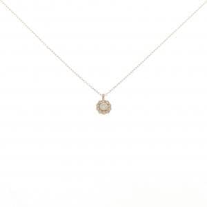 K18PG ダイヤモンド ネックレス 0.10CT