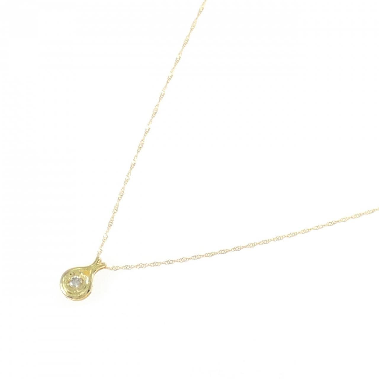 K18YG ダイヤモンド ネックレス 0.05CT