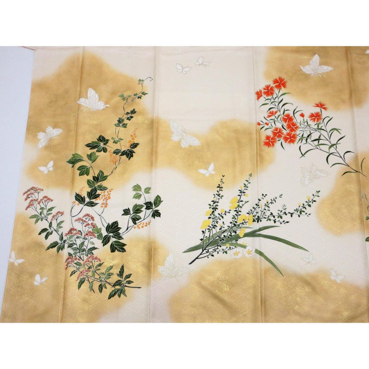 [Unused items] Furisode Yuzen gold painting