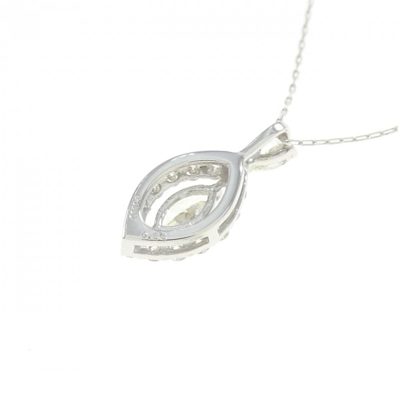 【新品】PT900/PT850 ダイヤモンド ネックレス 0.35CT