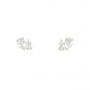 【新品】PT900 ダイヤモンド ピアス 0.54CT