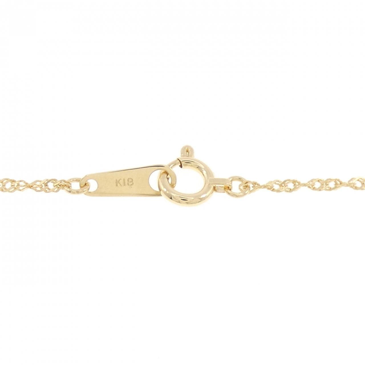 18KYG/K18YG Moonstone Necklace