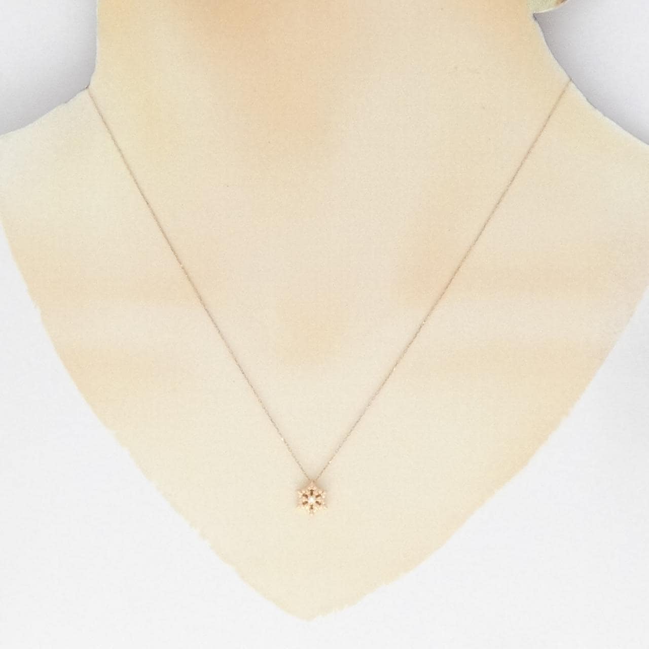 K10PG ダイヤモンド ネックレス 0.01CT