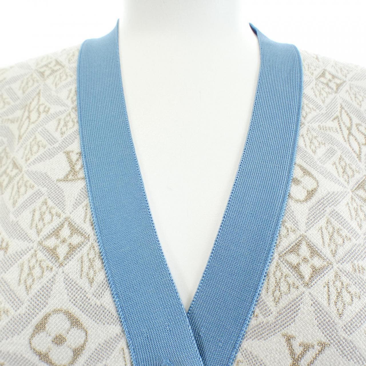 ルイヴィトン LOUIS VUITTON SINCE1854 コントラストトリム FMKC89LW2 カーディガン