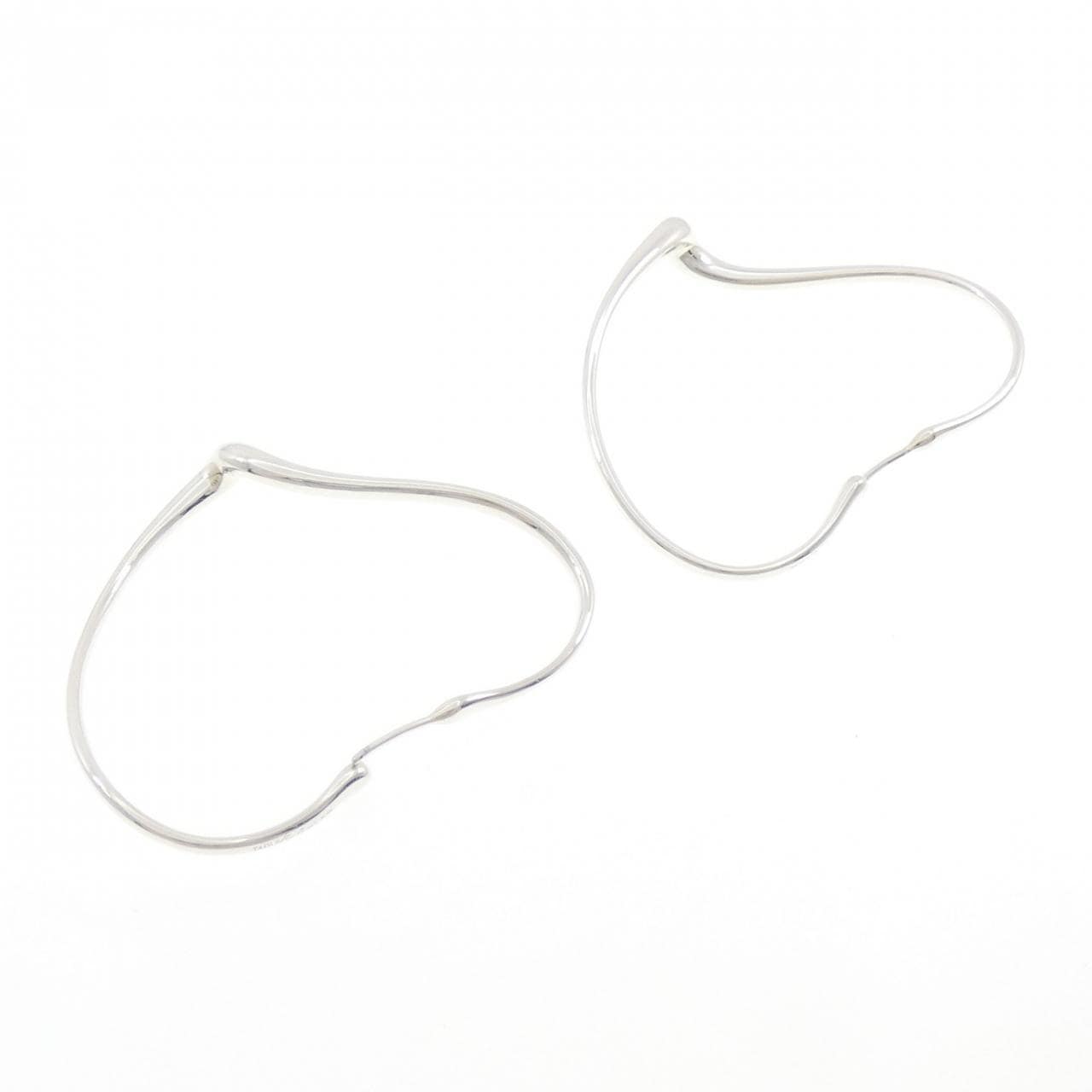 ティファニー オープン ハート フープ ピアス