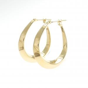 K18YG フープ ピアス