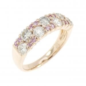 K18PG サファイヤ リング 0.18CT