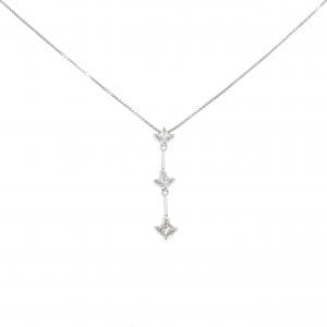K18WG ダイヤモンド ネックレス 0.30CT