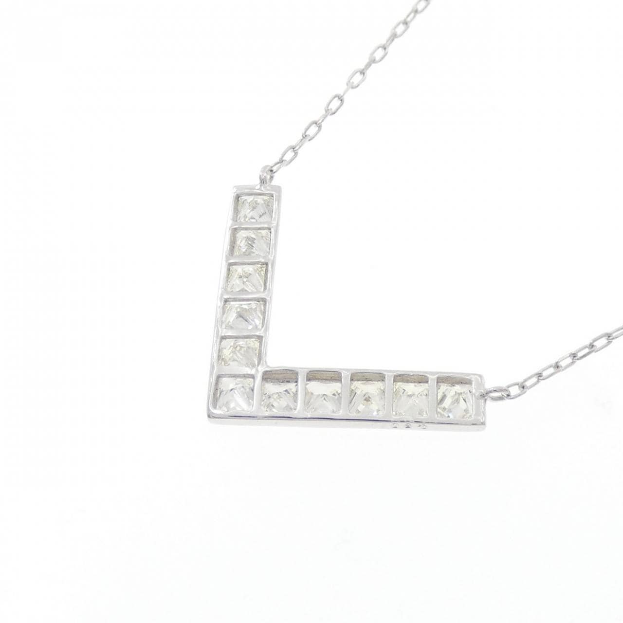 K18WG ダイヤモンド ネックレス 0.50CT