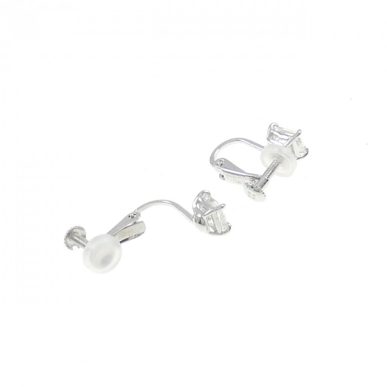 K18WG Diamond Earrings 0.947CT