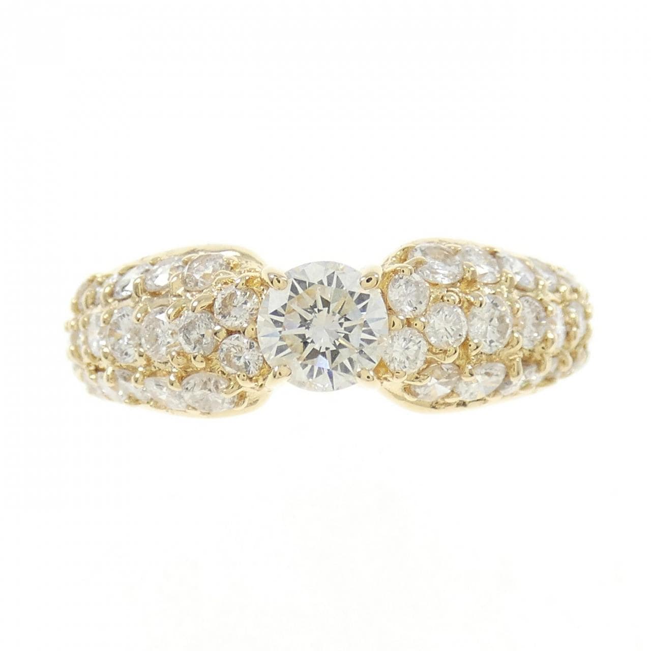 K18YG ダイヤモンド リング 0.33CT