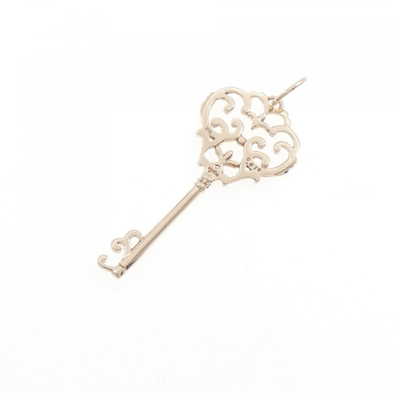 アガット キー ダイヤモンド ペンダント 0.014CT