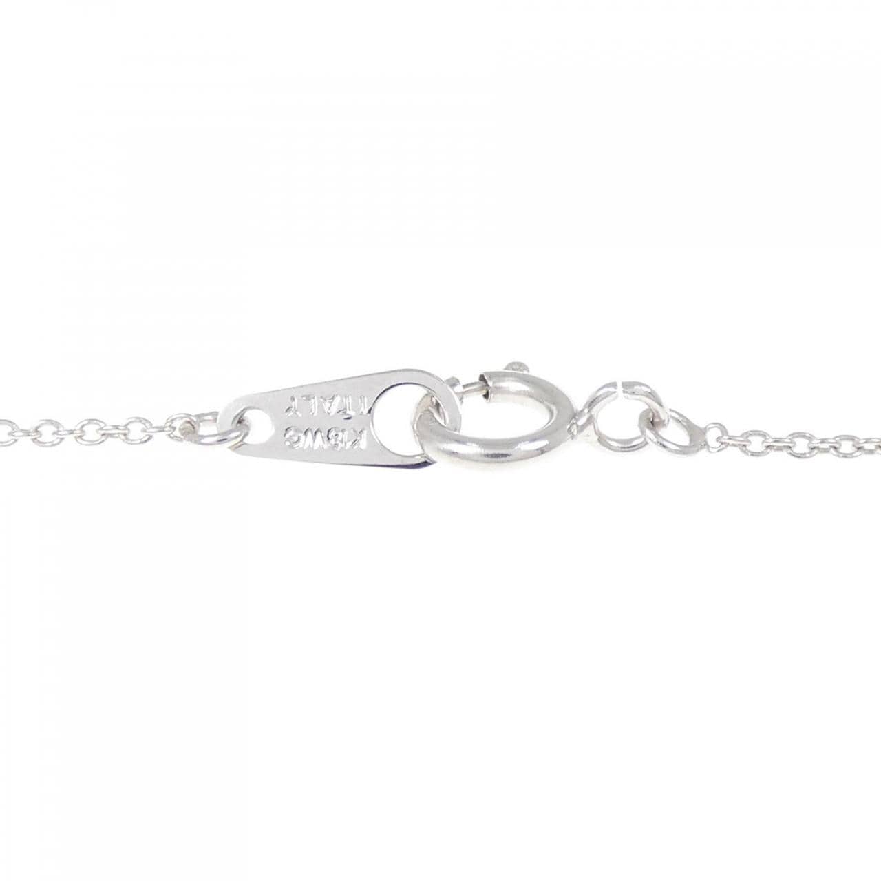 K18WG ダイヤモンド ネックレス 0.03CT