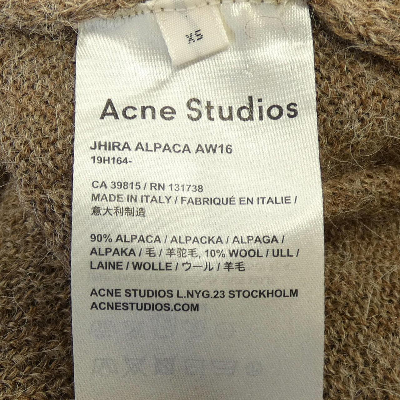 アクネストゥディオズ ACNE STUDIOS ニット