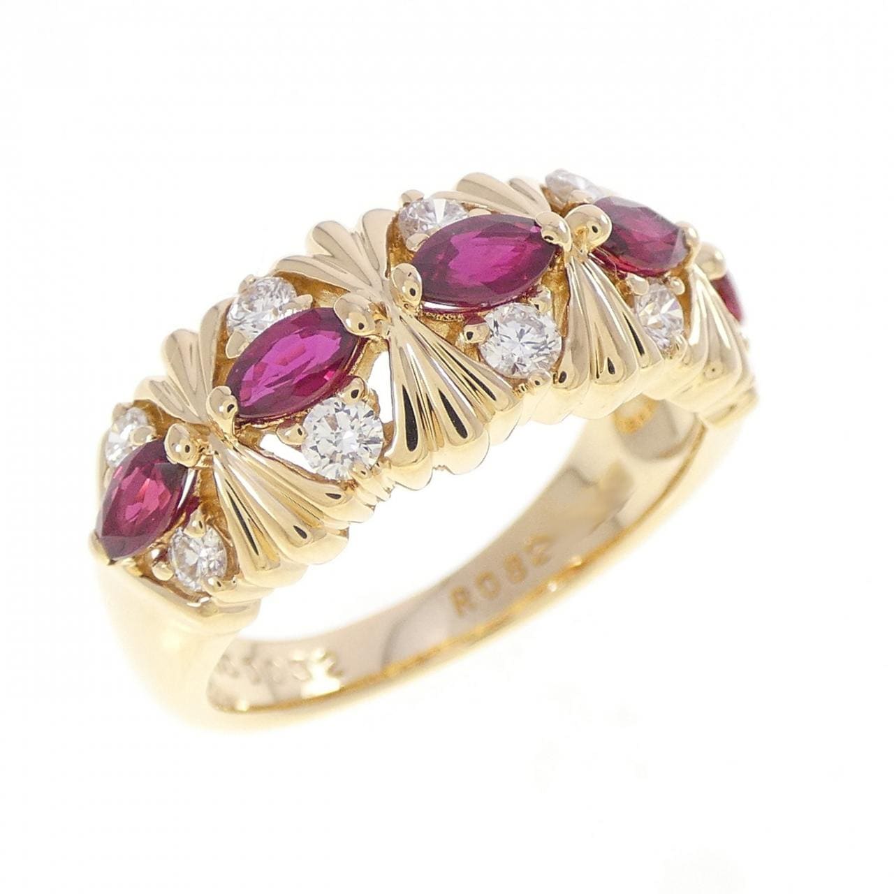 ポーラ ルビー リング 0.82CT