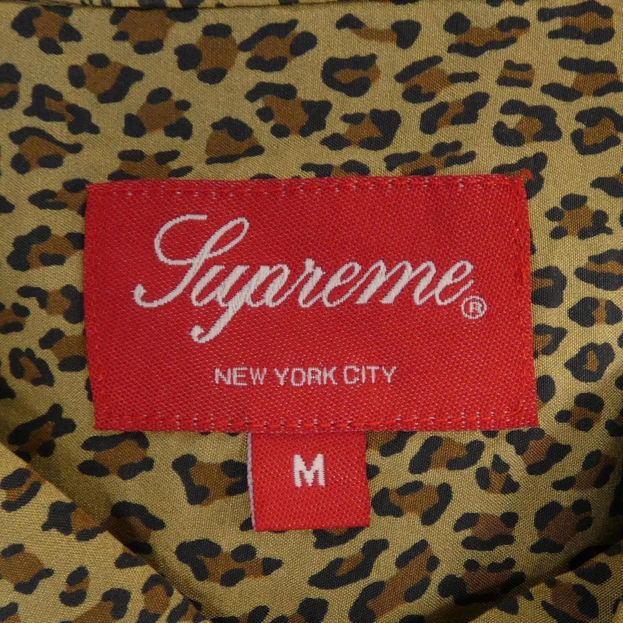 シュプリーム SUPREME Leopard Silk S/S Shirt S／Sシャツ