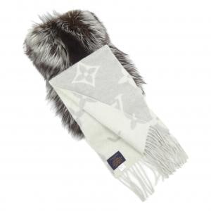 ルイヴィトン LOUIS VUITTON エシャルプ レイキャビック ファー M70722 MUFFLER