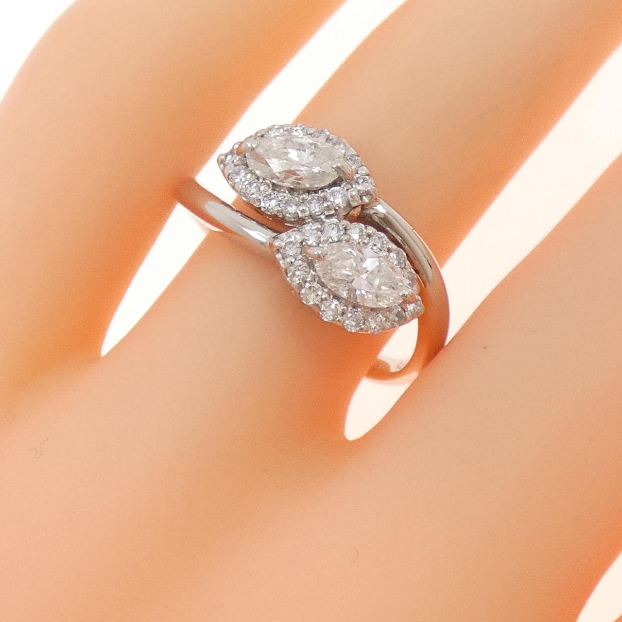 PT900 ダイヤモンド リング 0.64CT