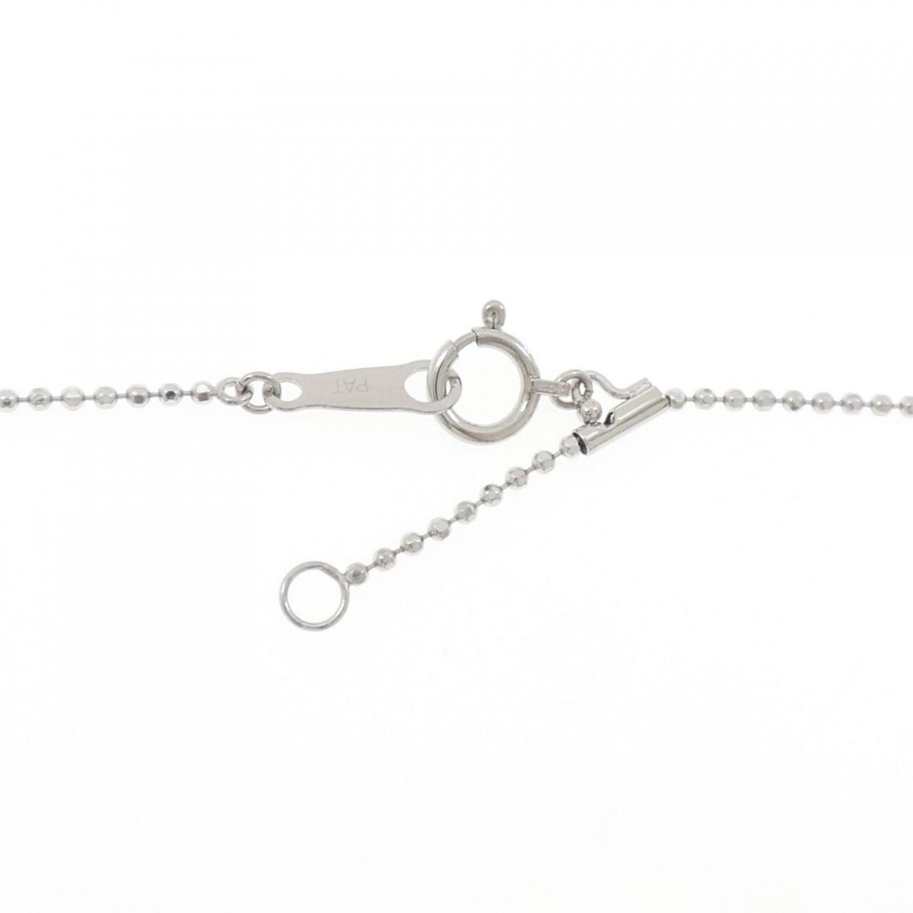 PT900/PT850 黒蝶パール ネックレス 11.7mm