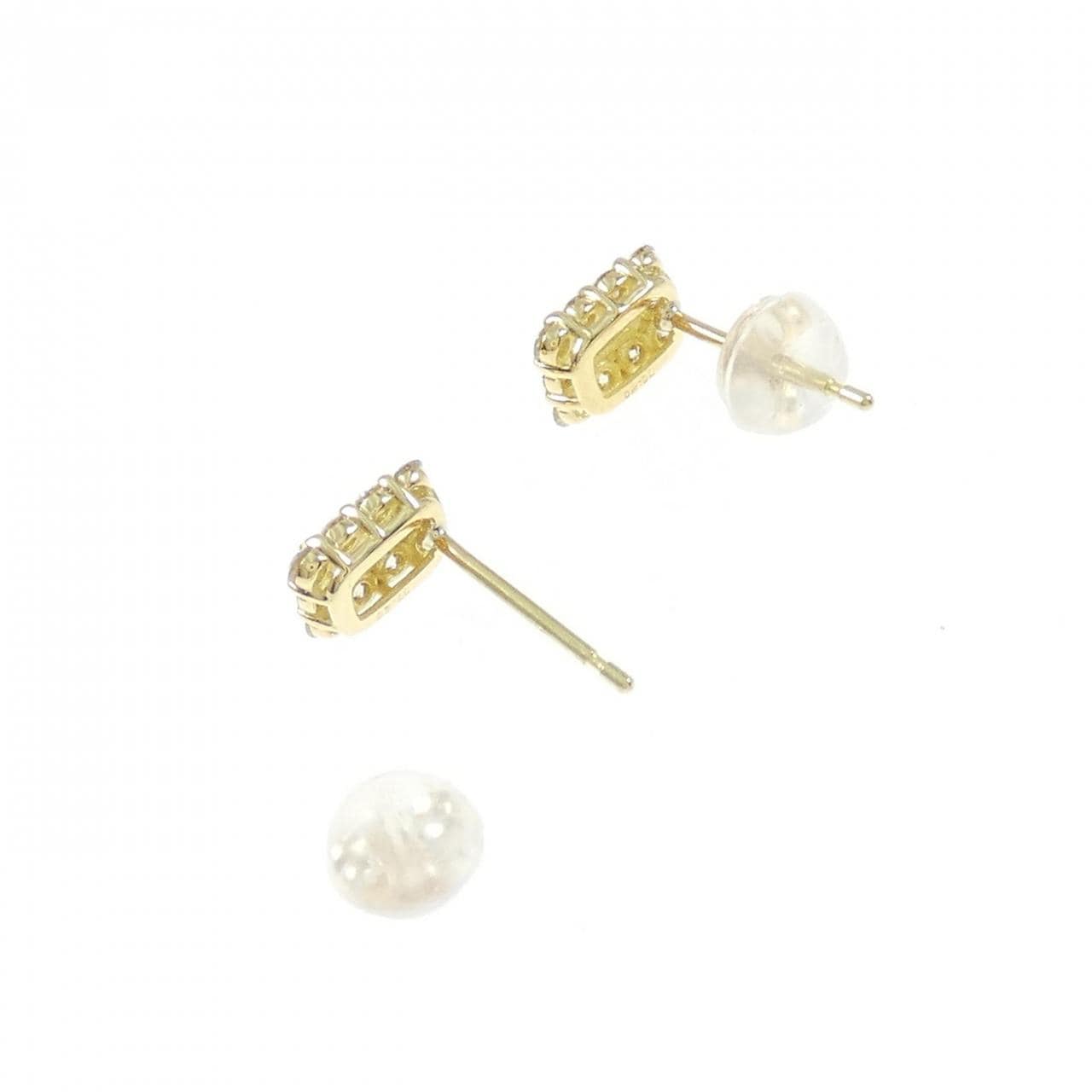 【新品】K18YG ダイヤモンド ピアス 0.40CT