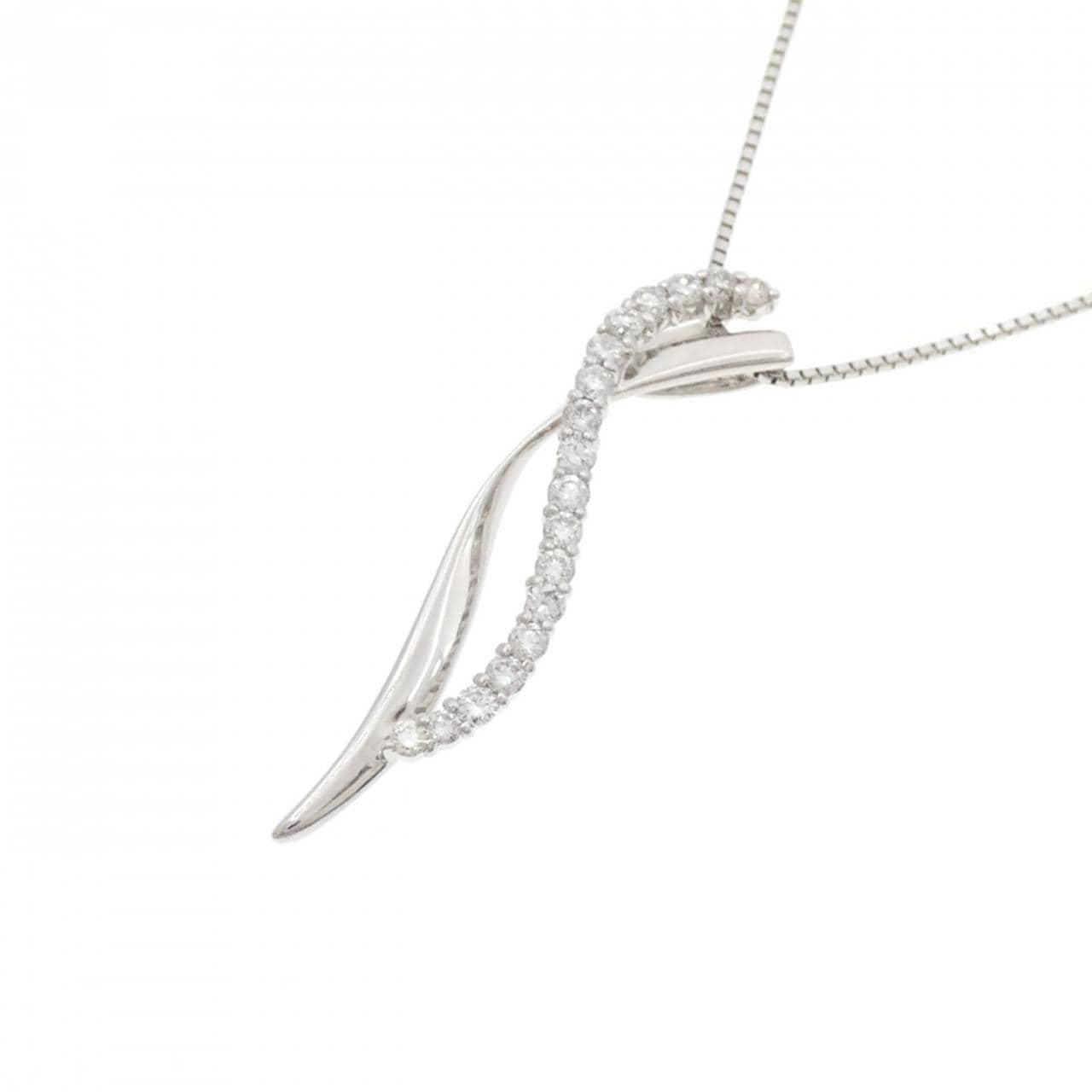 PT900/PT850 ダイヤモンド ネックレス 0.30CT
