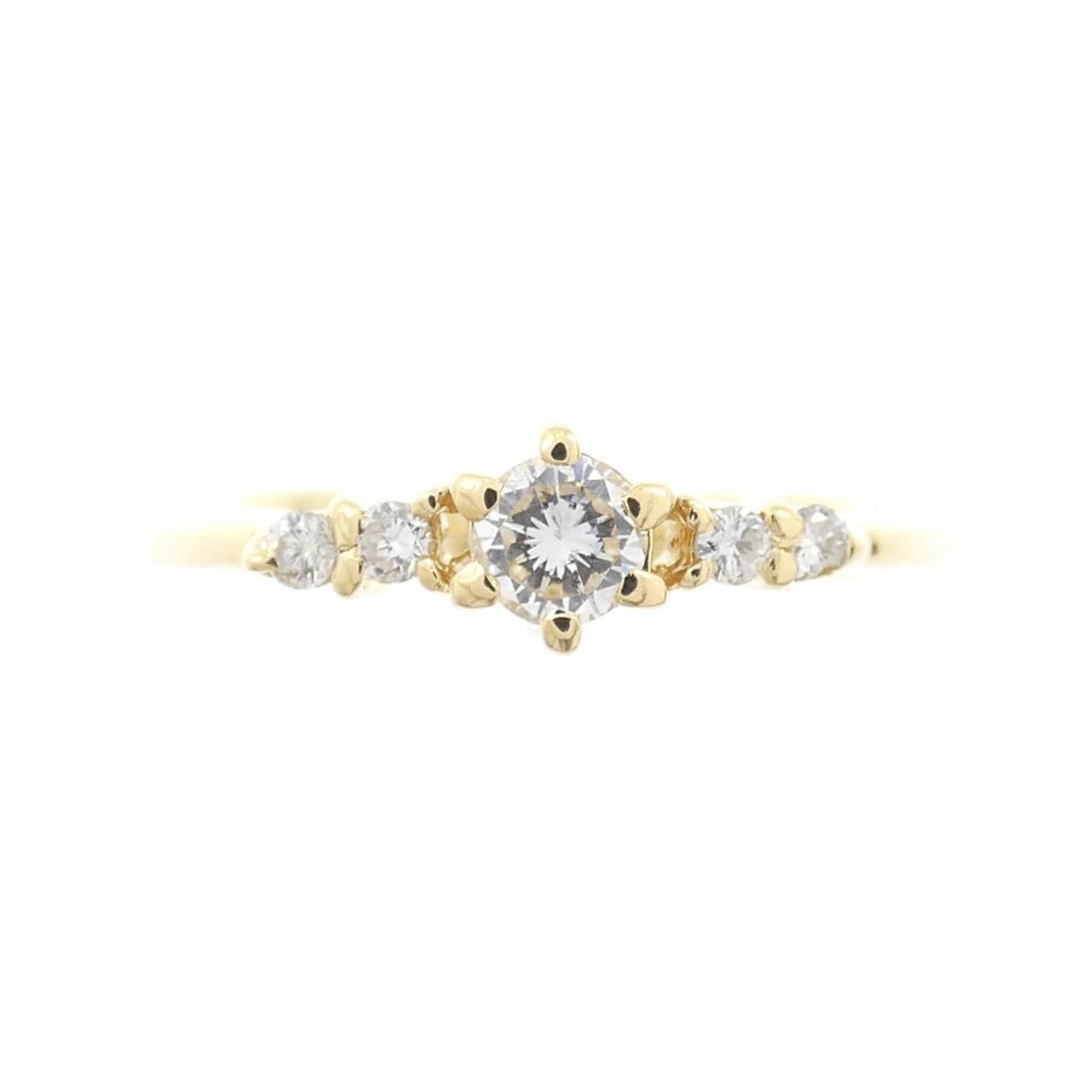 K18YG ダイヤモンド リング 0.22CT